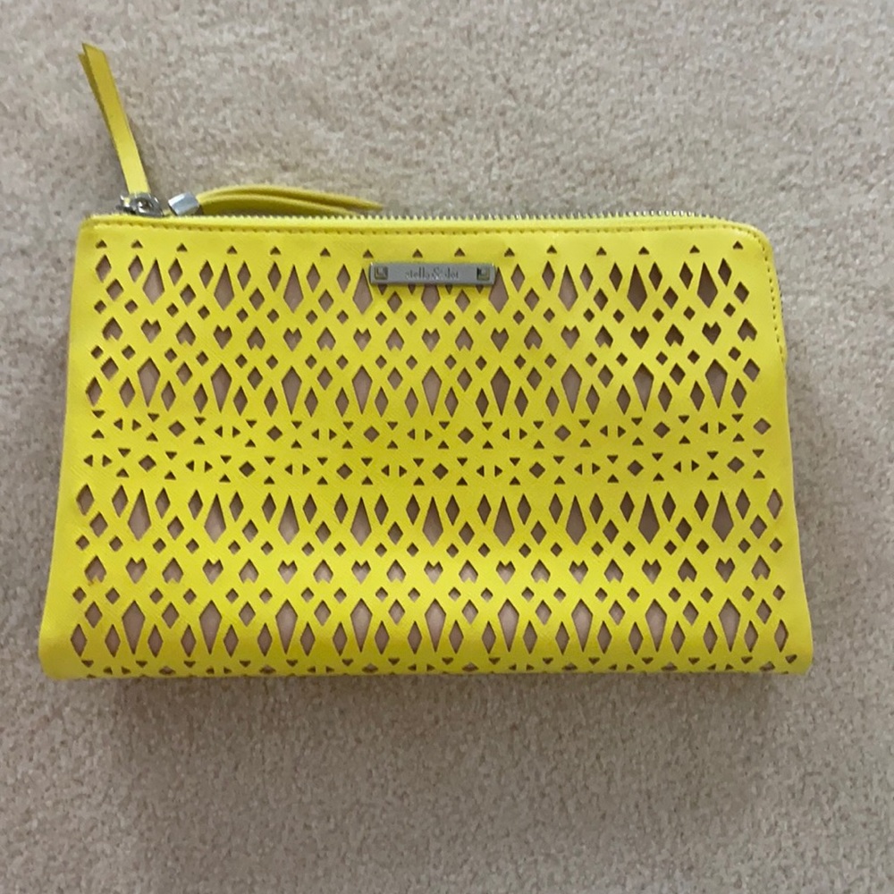 Stella & Dot yellow Clutch/wallet
